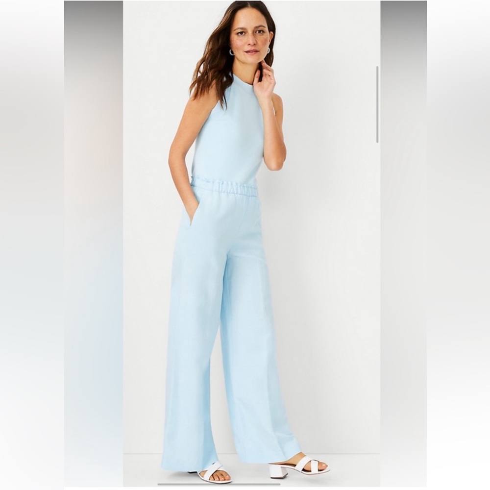 Ann taylor pull on wide leg pants